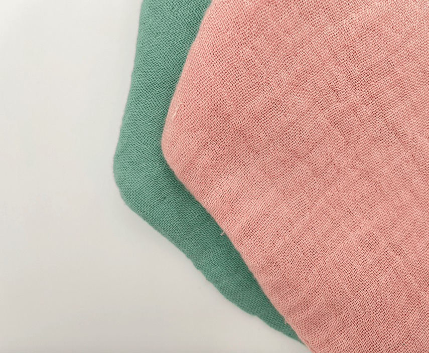 Sage and Dusty Pink dribble bibs