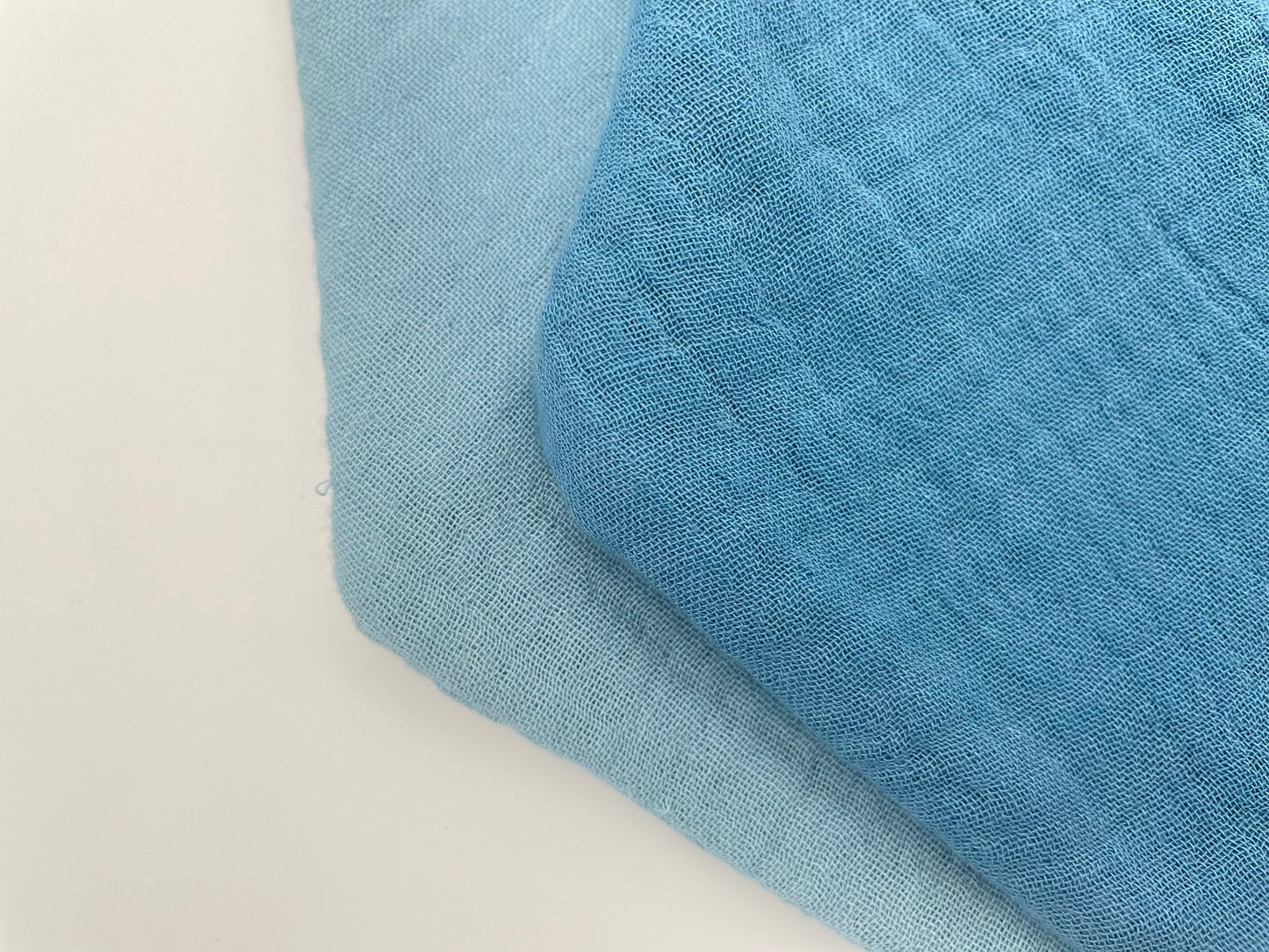 Whale Blue and Light Blue dribble bibs